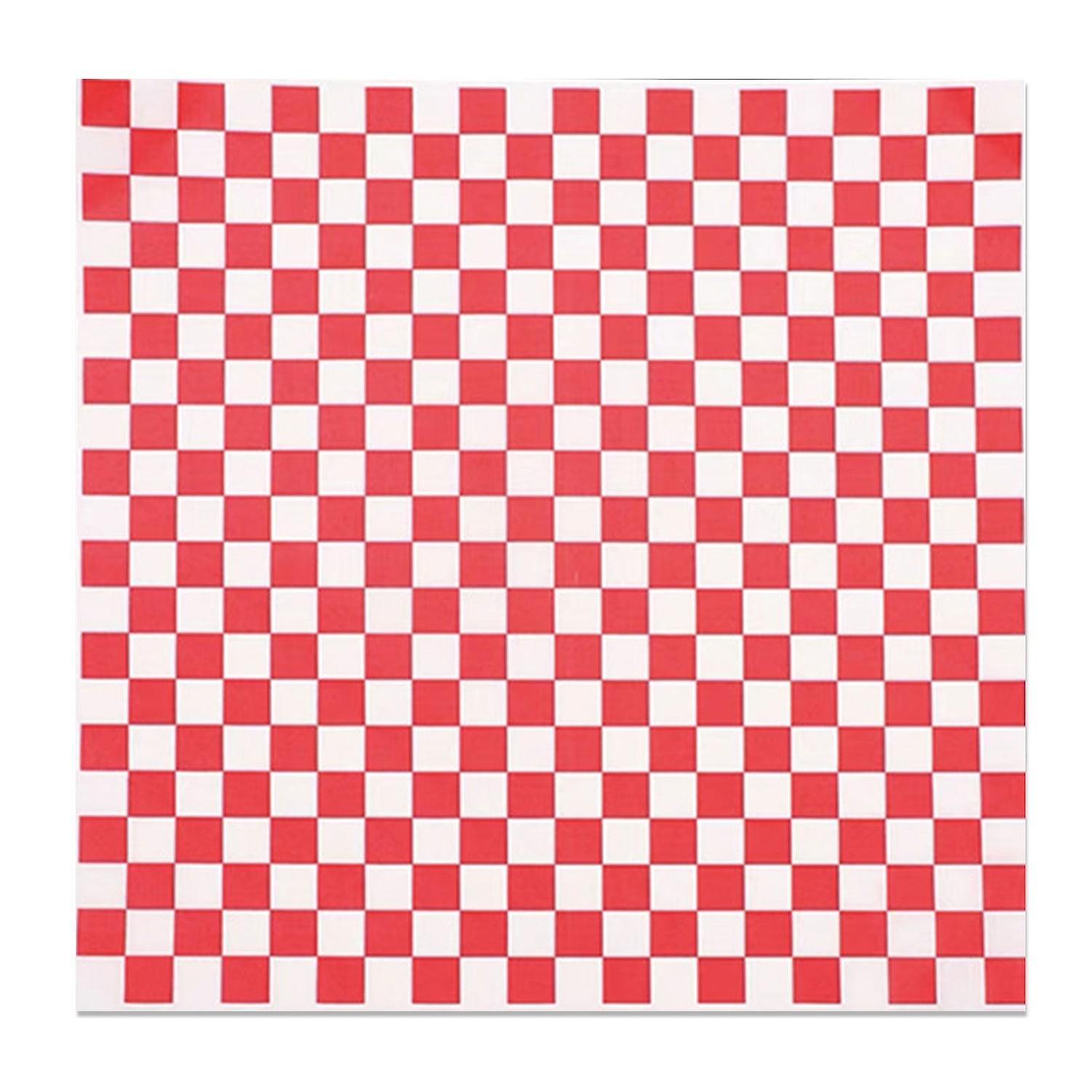 100Pcs/Bag Cake Greaseproof Papers Clean And Hygienic Grid Design Waterproof Multicolor Hamburger Pa