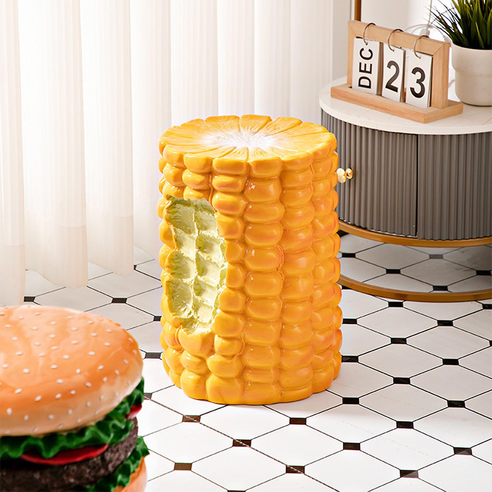 Ergonomic Small Resin Stool White Teeth White Top 4.4kg