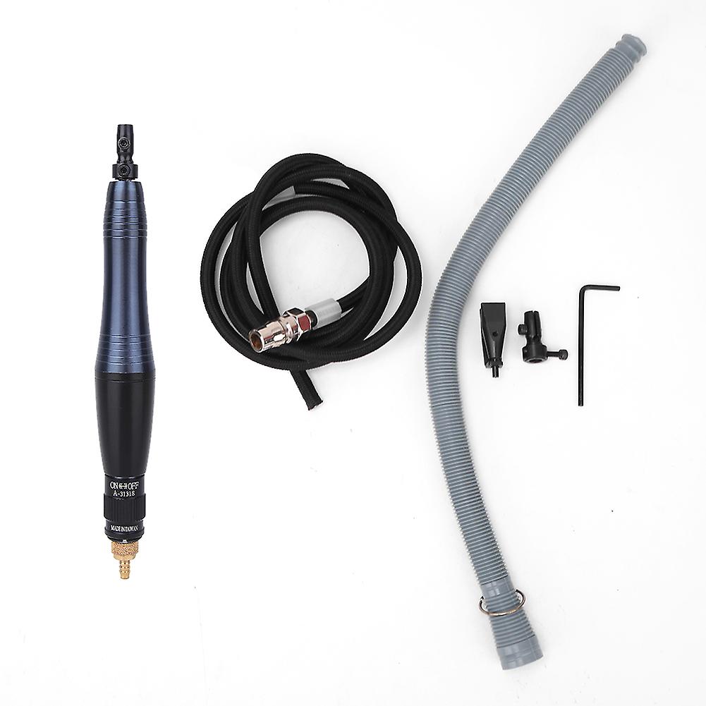 Pneumatic Ultrasonic Grinder Air Grinding File Reciprocating Polishing Tool 0.6mm Stroke TU-106 Blue Black