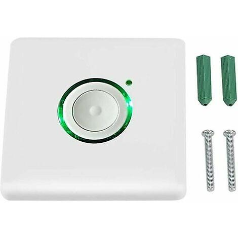 Wall Timer Switch, AC110 220V Outdoor LED Touch Delay Timer Switch 16 Levels Delay Settings Countdown Timer