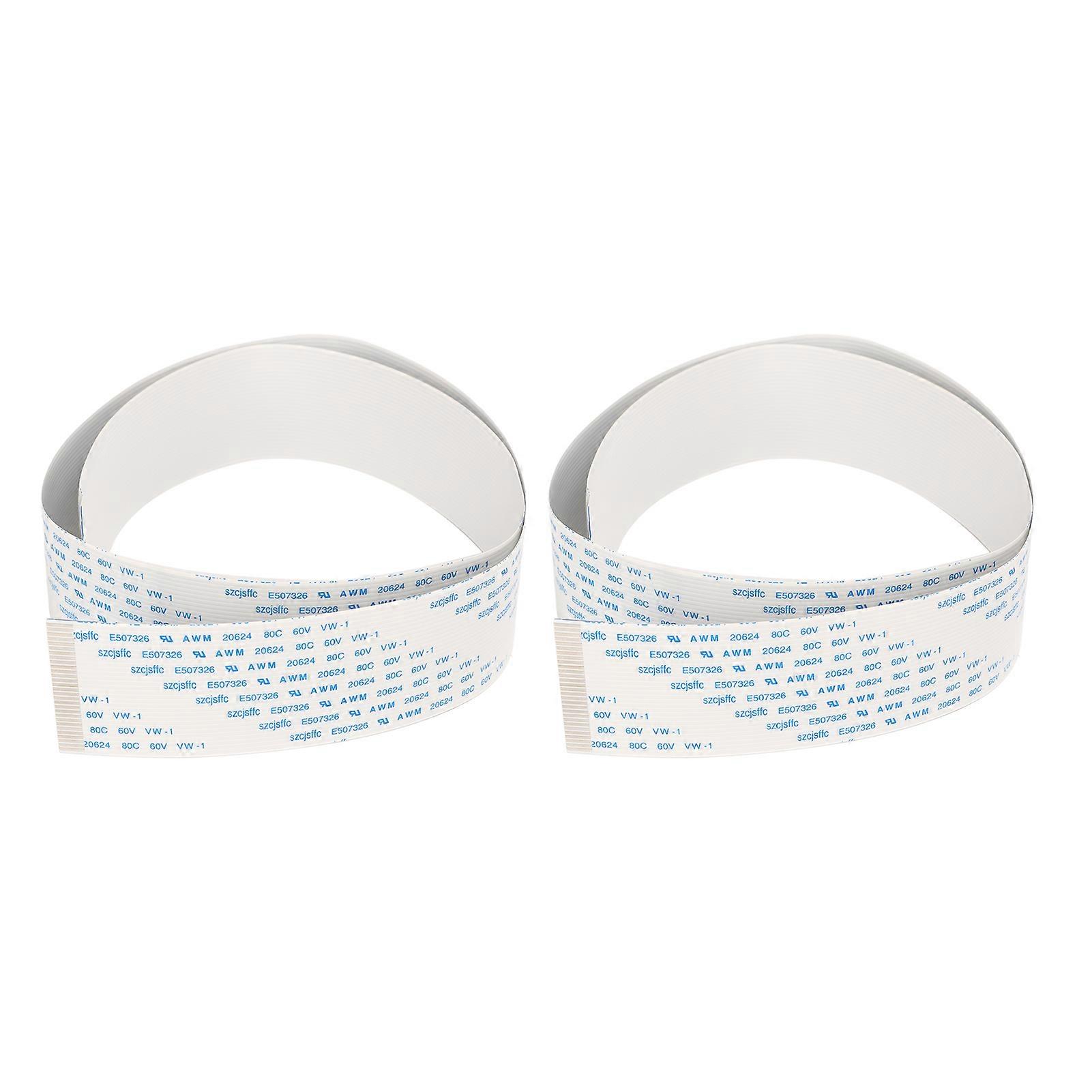 Câble plat flexible FFC haute souplesse pour imprimante XP600, 150 cm, 2 pièces, transmission rapide, câble ruban flexible pour imprimante XP600