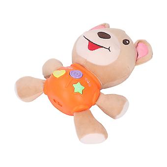 Cartoon Plush Toy Melodies Lights Cute Vibrant Colors Sleeping Aid Stuffed Animal Toy for Newborns Bedroom Crib