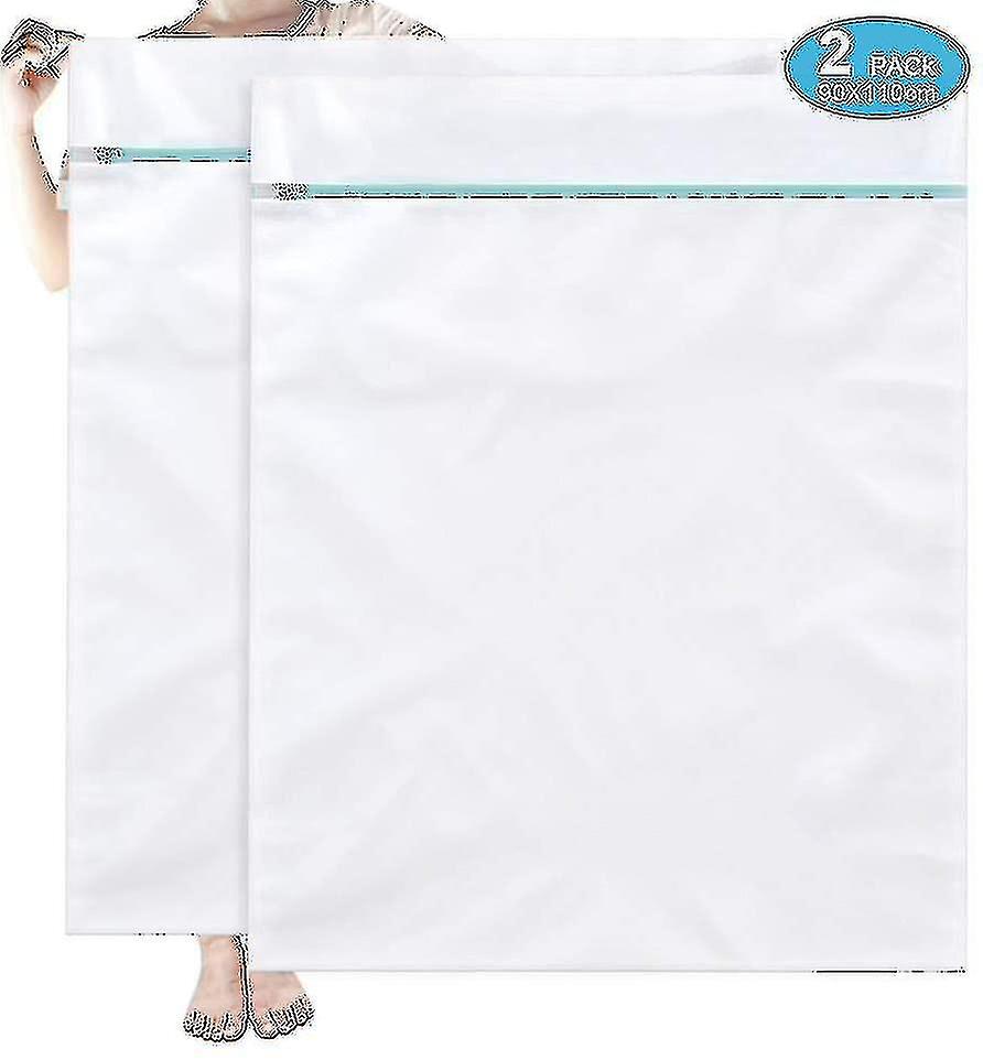2pcs Extra Large Honeycomb Mesh Laundry Bag Net Fabric Durable 90*110cm