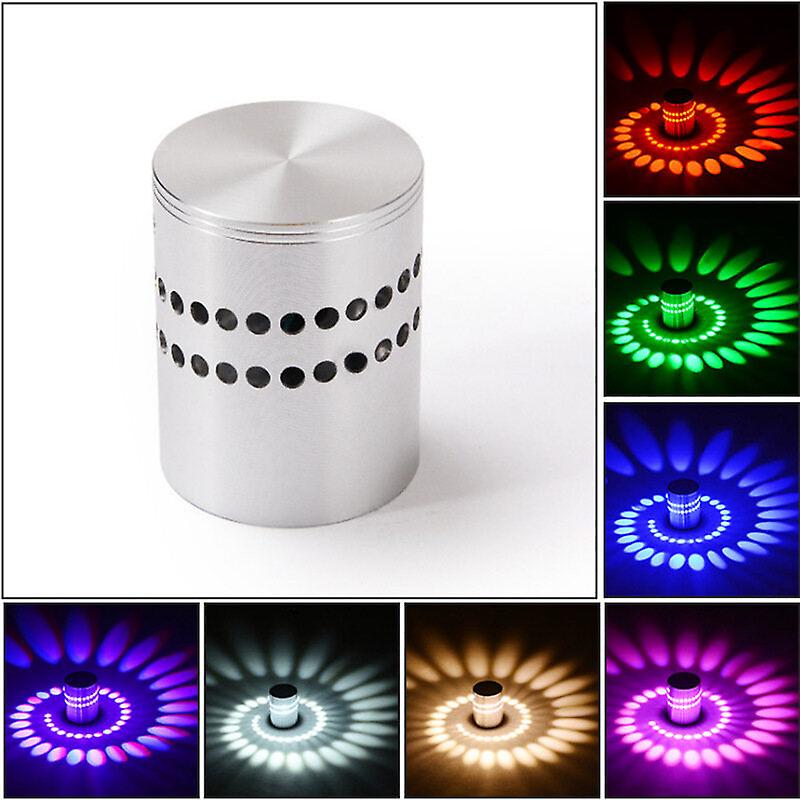 3W Led Cylinder Creative Wall Lamp 95-265v Aluminum Ceiling Aisle Wall Lamp Entrance Background Ktv Light Effect