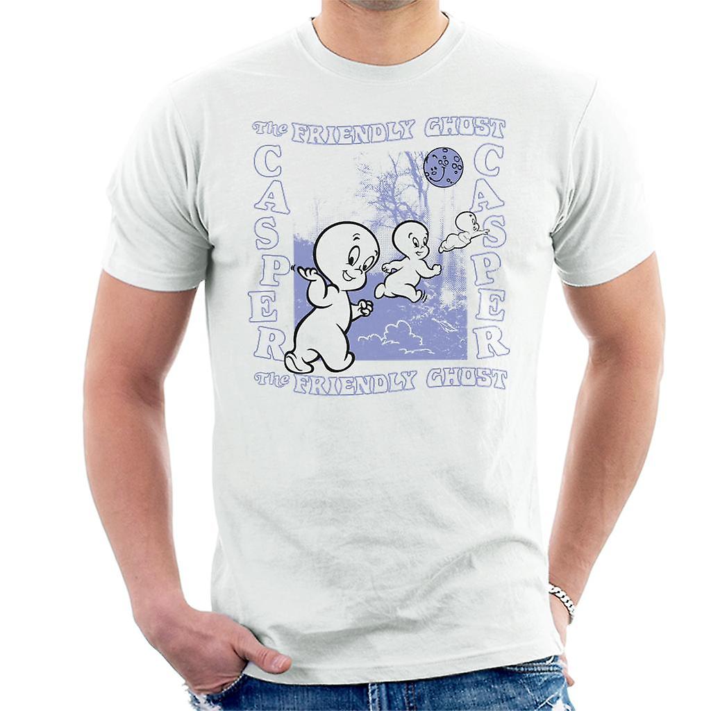 Casper The Friendly Ghost Forest Moon Men's T-Shirt