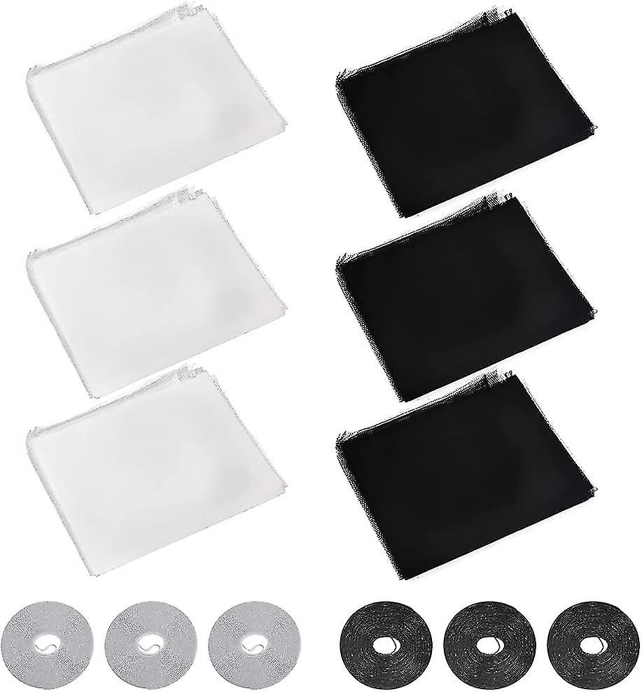 6 Pack Fly Screen Nets For  Window 1.5m X 1.3m Windowscreennetting Universal Gift