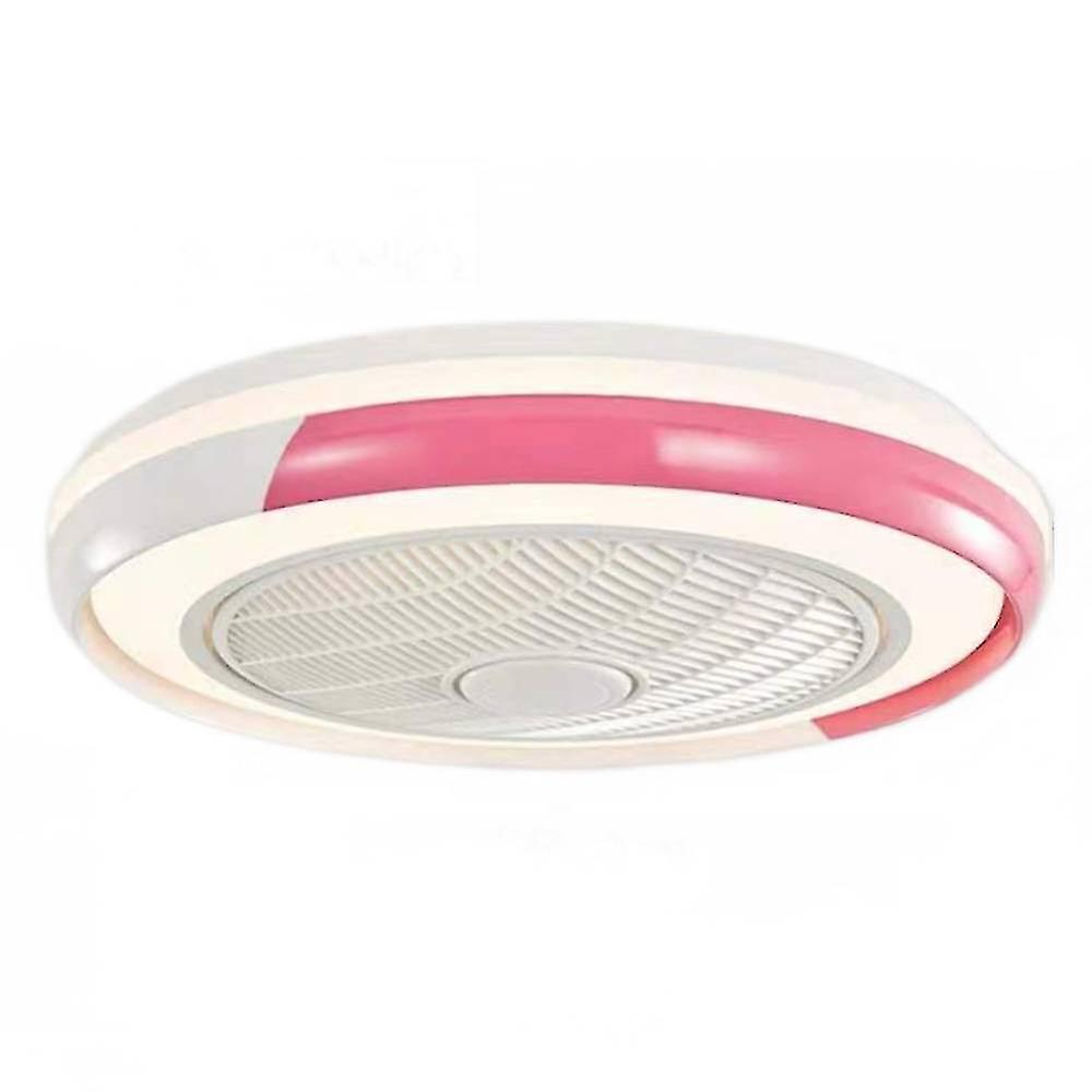 Simple Dining Room Lighting, Modern Invisible Fan For  Children's Room, Creative Circular Ceiling 