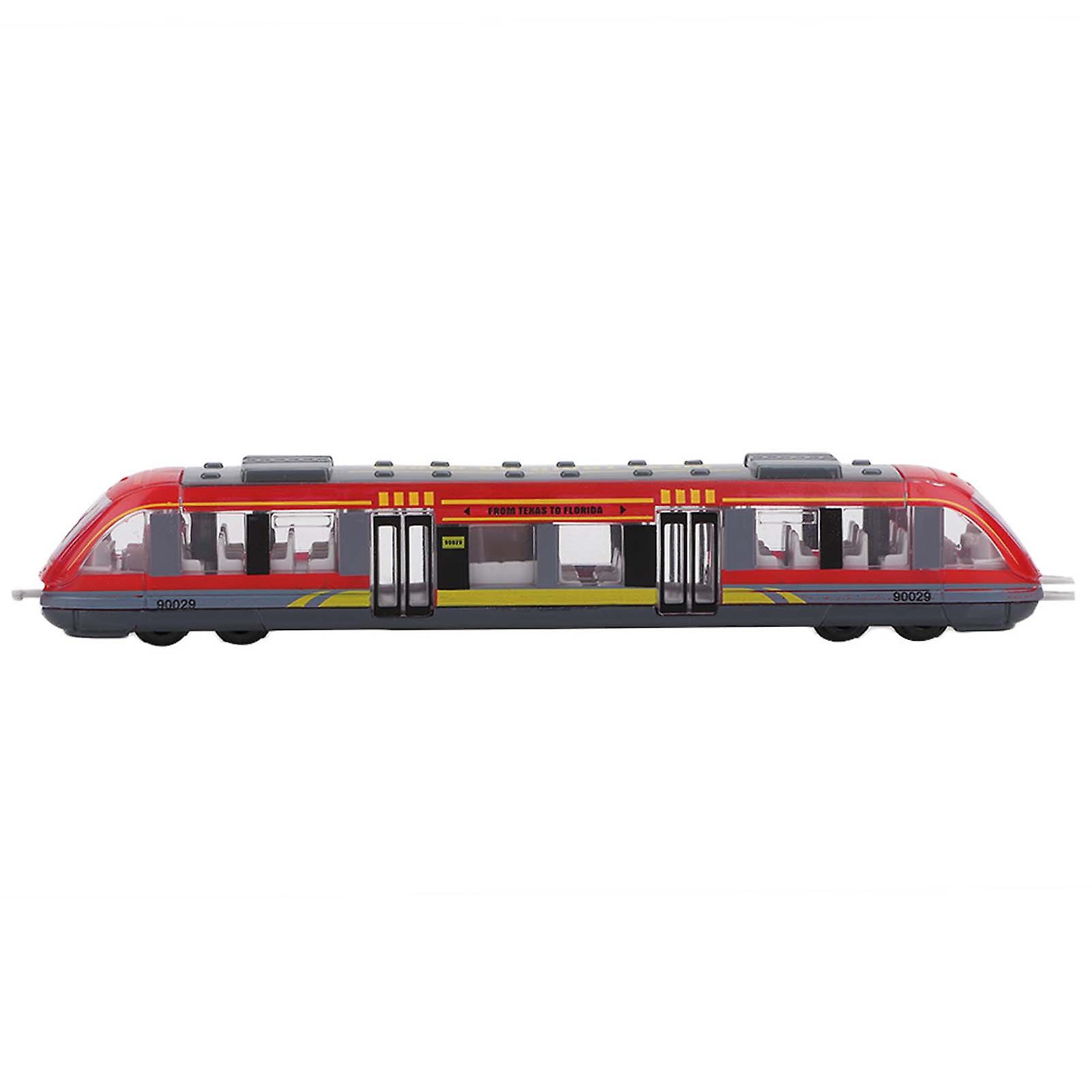 Red Alloy Toy Train Model - Fun & Educational Gift for Kids