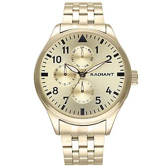 Radiant Alligator Men's Analog Quartz Watch with Stainless Steel Bracelet RA612704