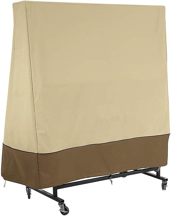 Outdoor Ping Pong Table Cover, Waterproof Table Tennis Tarp, Windproof UV Resistant Table
