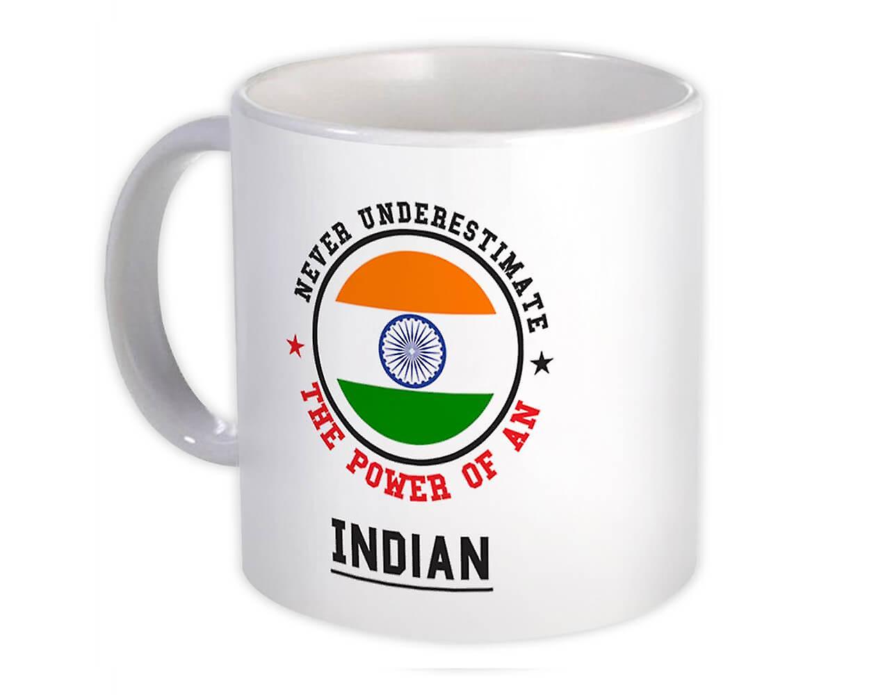 Geschenkbecher: Indien-Flagge