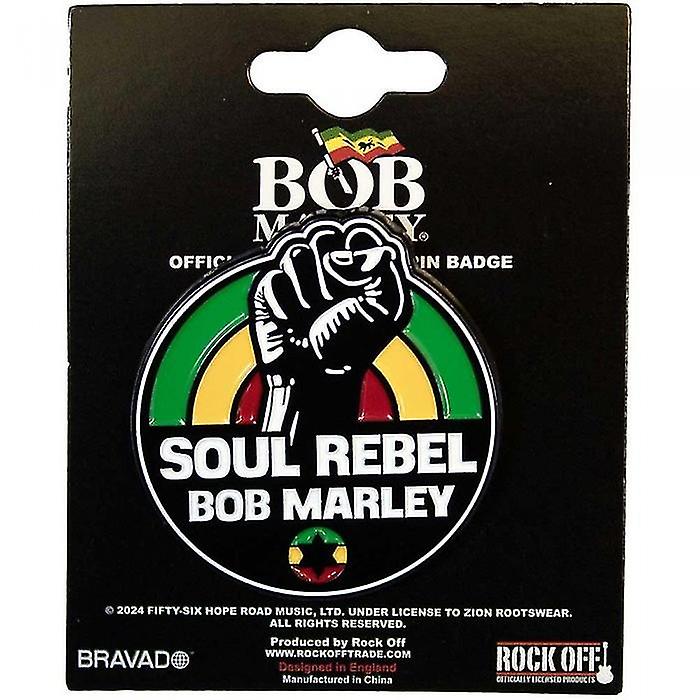 Bob Marley Soul Rebel Badge