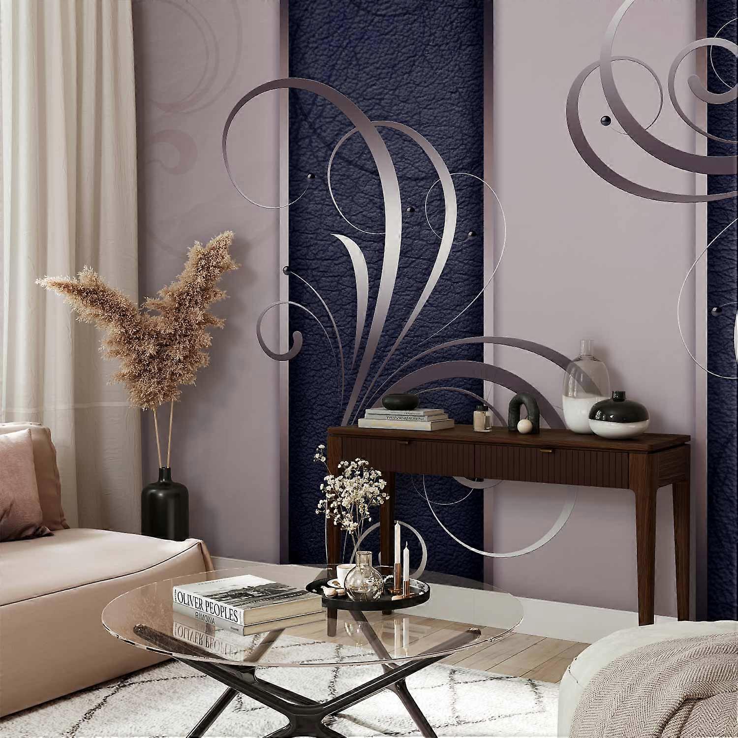 Zelfklevende muurschildering - Gedistingeerd duet