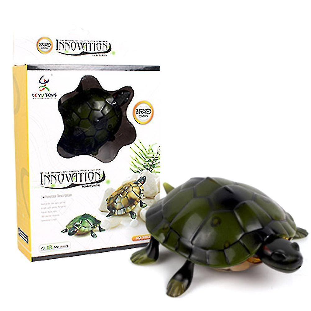 Simulation InfraRed Remote Control Electric Luminous Turtle Robot Kids Toy Gift