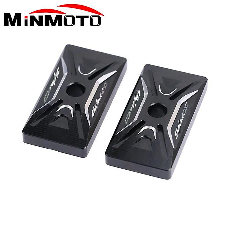 Motorcycle Rear Fork Spindle Chain Adjuster Blocks Decorative Guard Cover For Kawasaki Ninja400 Z400 Z-400