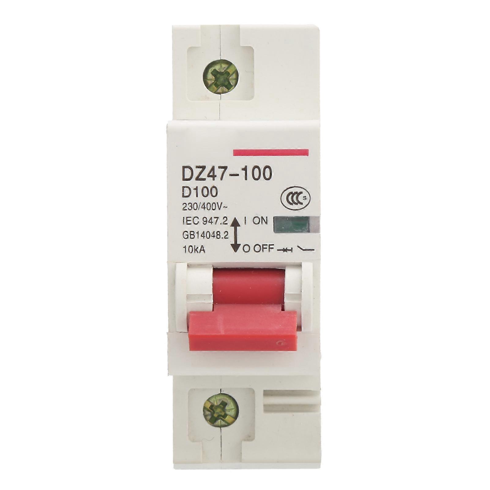 DZ47-100 1P D80~100A Miniature Circuit Breaker Household Air Switch D Type Air Switch