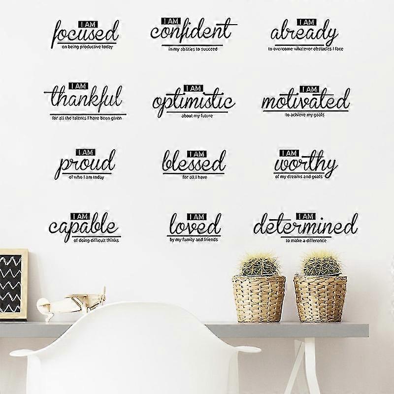 Inspirante anglais slogan chambre salon xuanguan WC dcoration maison stickers muraux