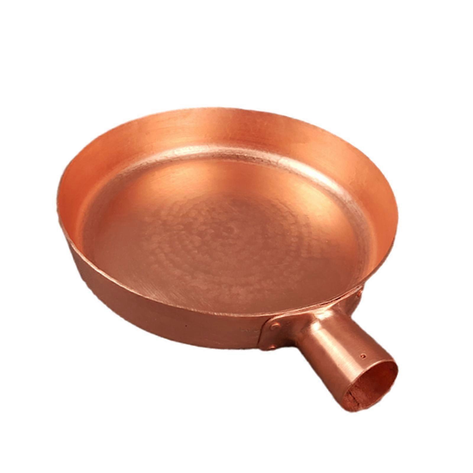 Frying Pan Pure Copper Professional Cookware Deep Frying Pan for Rvs Kitchen Diameter 28cm