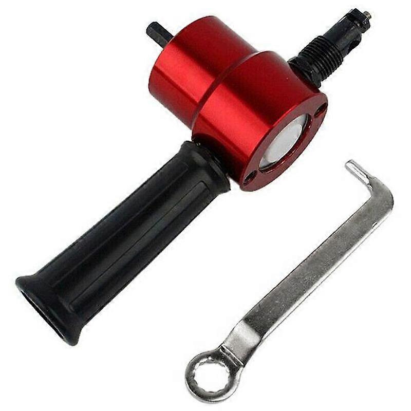 Nibbling cutter Double-headed foil cutter Nibbler attachment for straight cutting of curves and circles, model: Red - model:Red