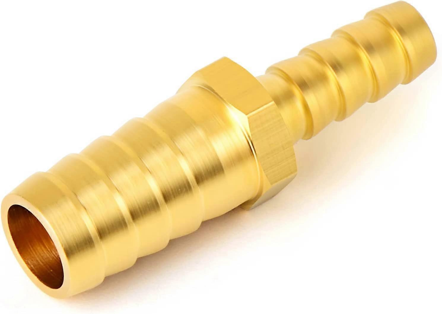 5stk 6mm x 8mm messing reducerende rørstik