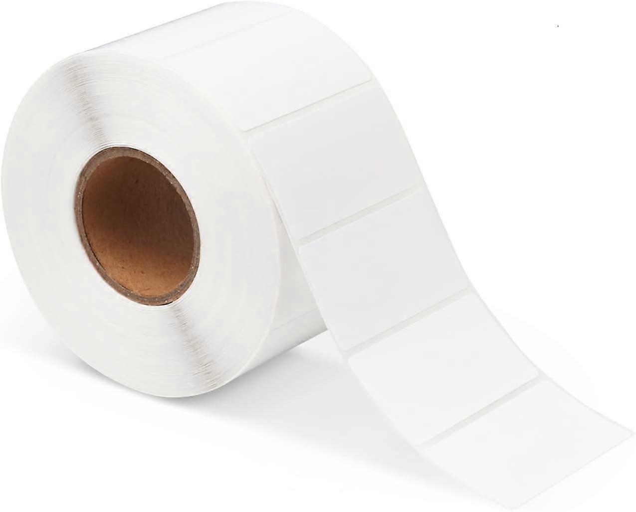 Adhesive Labels, 1 Rolls 1000 Plain White Self-Adhesive Labels, 60 * 30mm Self Adhesive Labels for Printing Mailing Mailing Addresses, Price Label