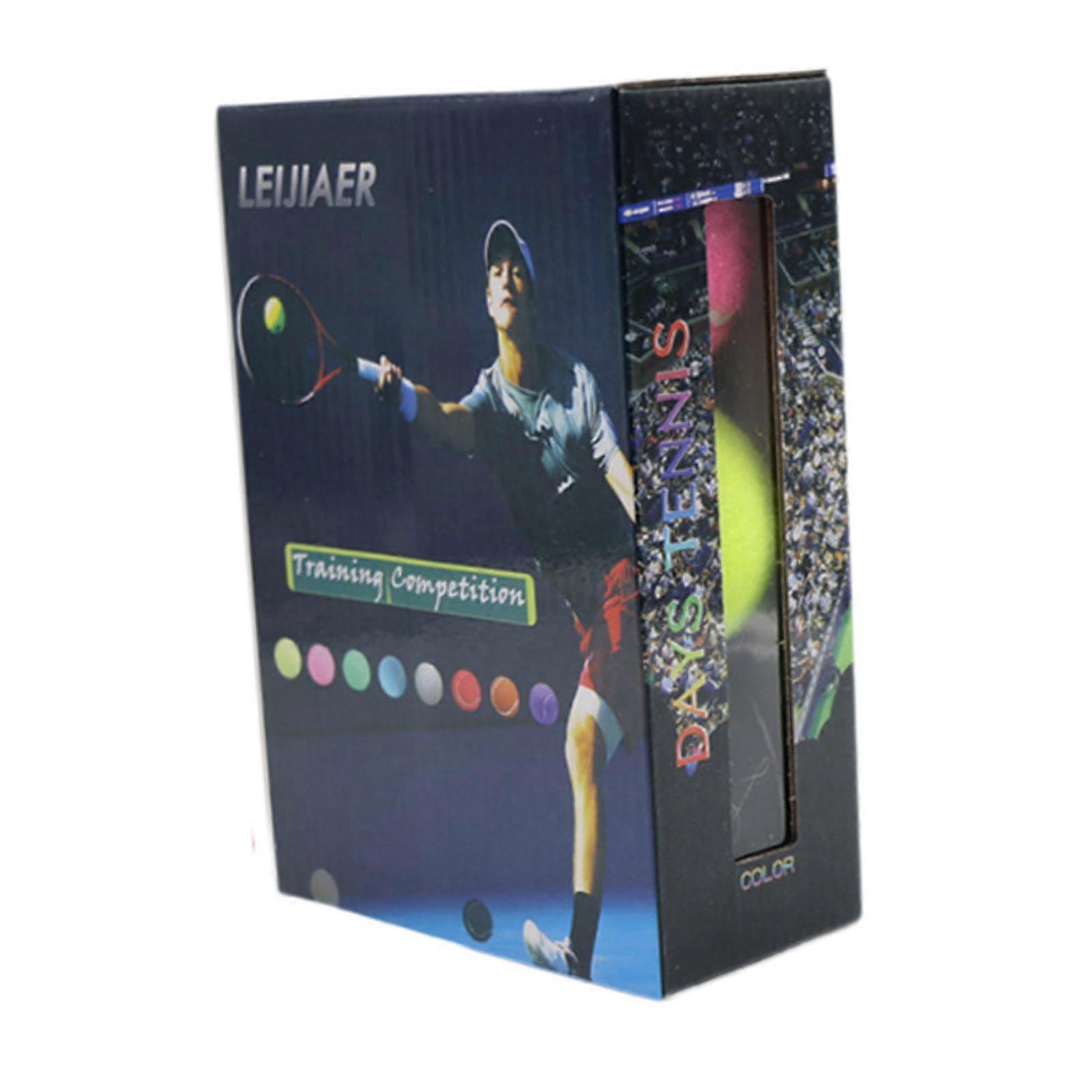 6x כדורי טניס כדורי אימון טניס למשחקי ספורט תחרותיים מזדמנים