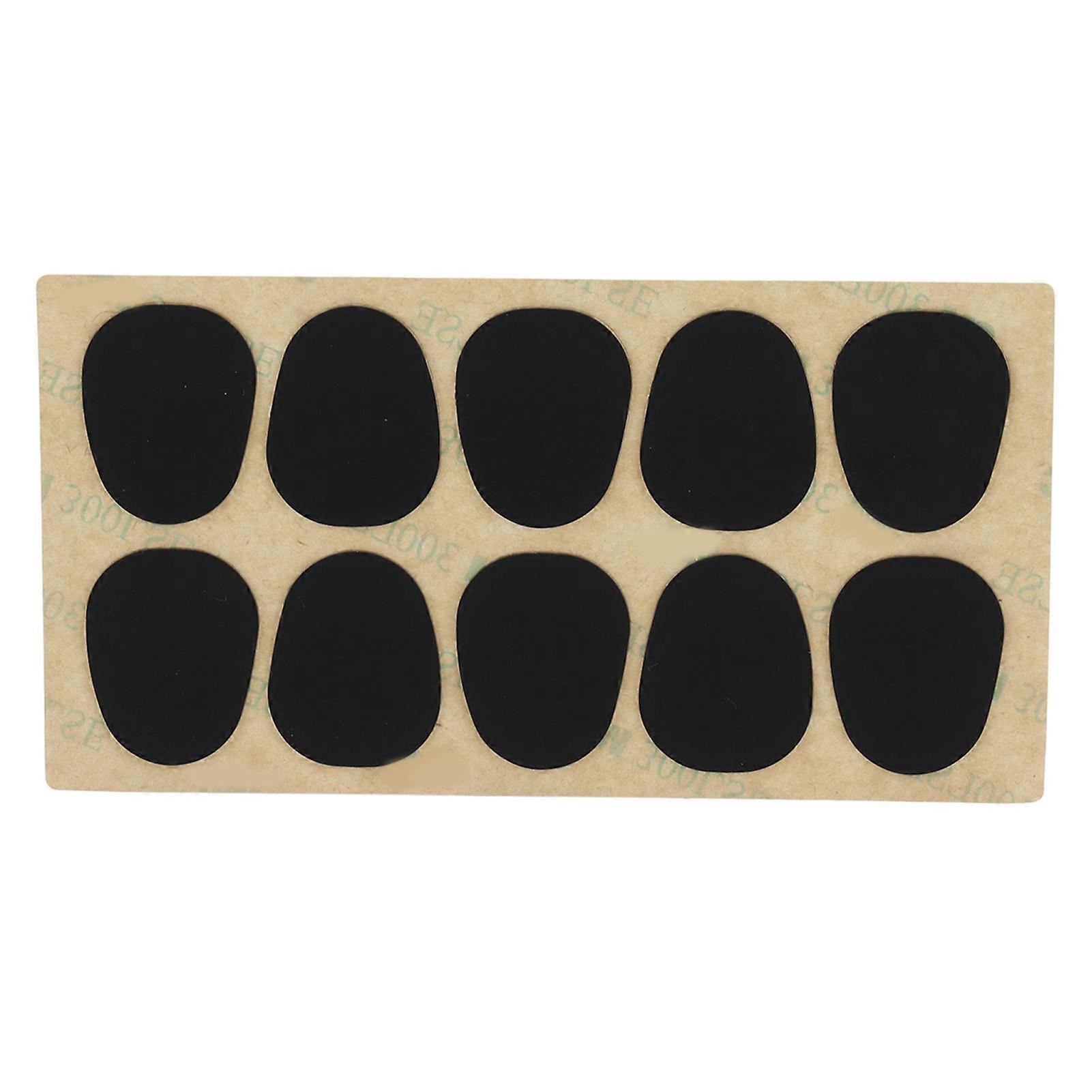 כרית שופר סיליקון תחושה נהדרת מגן כרית פיה רכה למוזיקה המנגנת סקסופון שחור 0.5