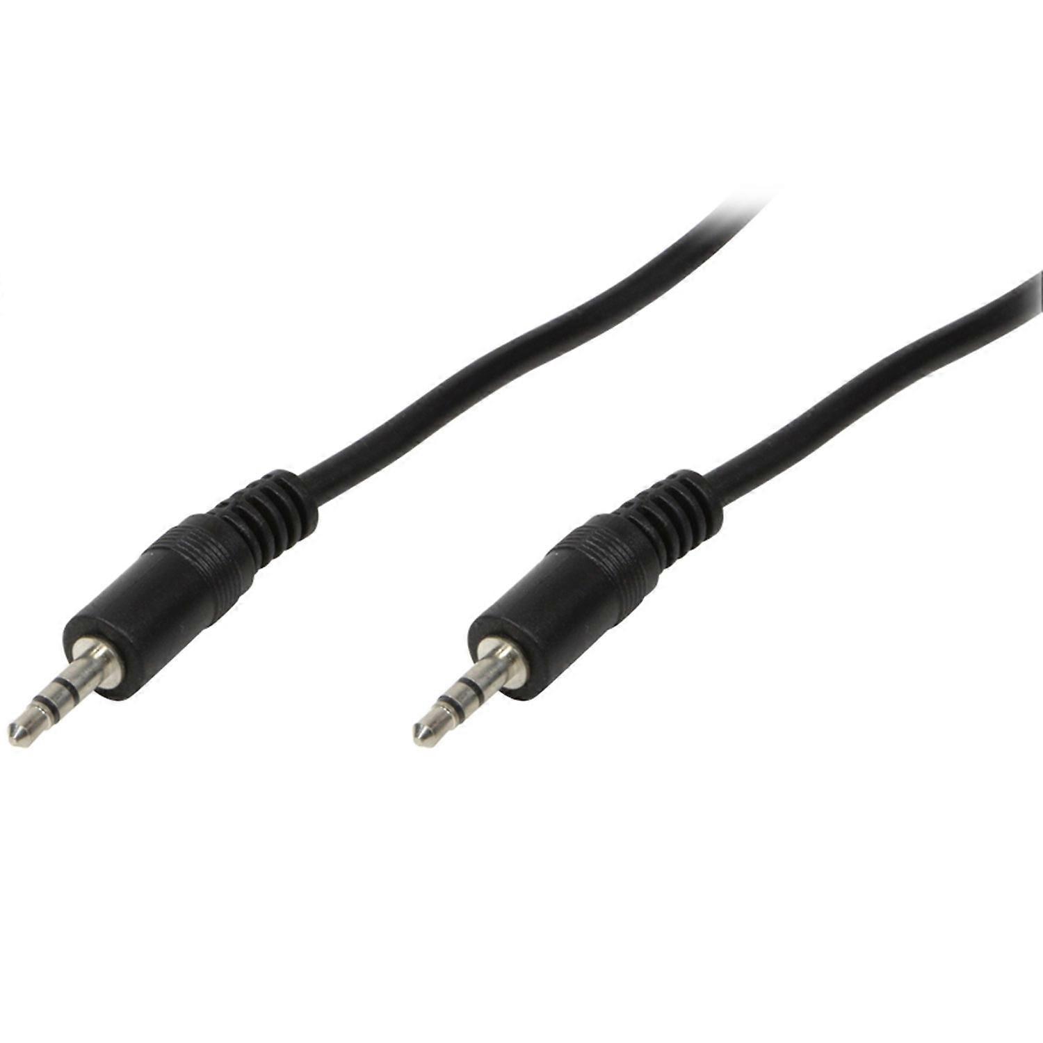 Cable de audio 3,5 mm macho - 3,5 mm estéreo macho