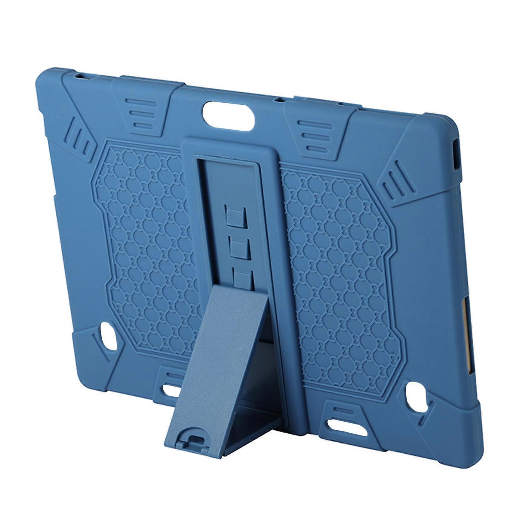 Tablet Case for M30 M30 PRO 10.1 Inch Tablet Silicone Case Adjustable Tablet Stand with Pen(Blue)