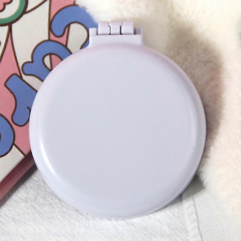 Portable Round Small Size Hair Comb with Folding Mirror Traveling Massage Folding Comb Girl Hair Brush with Mirror Styling Tools