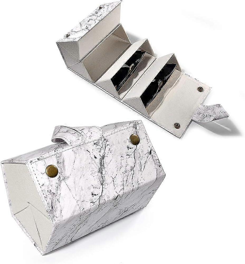 Five-Compartment Glasses Case - Sunglasses Storage Box - Portable Eyewear Display Containers