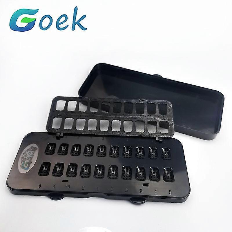 20pcs οδοντικό κάλυμμα δικτυωτών καλυμμάτων οδοντοστοιχιών εργαλείων αποταμίευσης θέσεων δοντιών ορθογώνιο όλο το κεραμικό έμπλαστρο προεπεξεργασίας