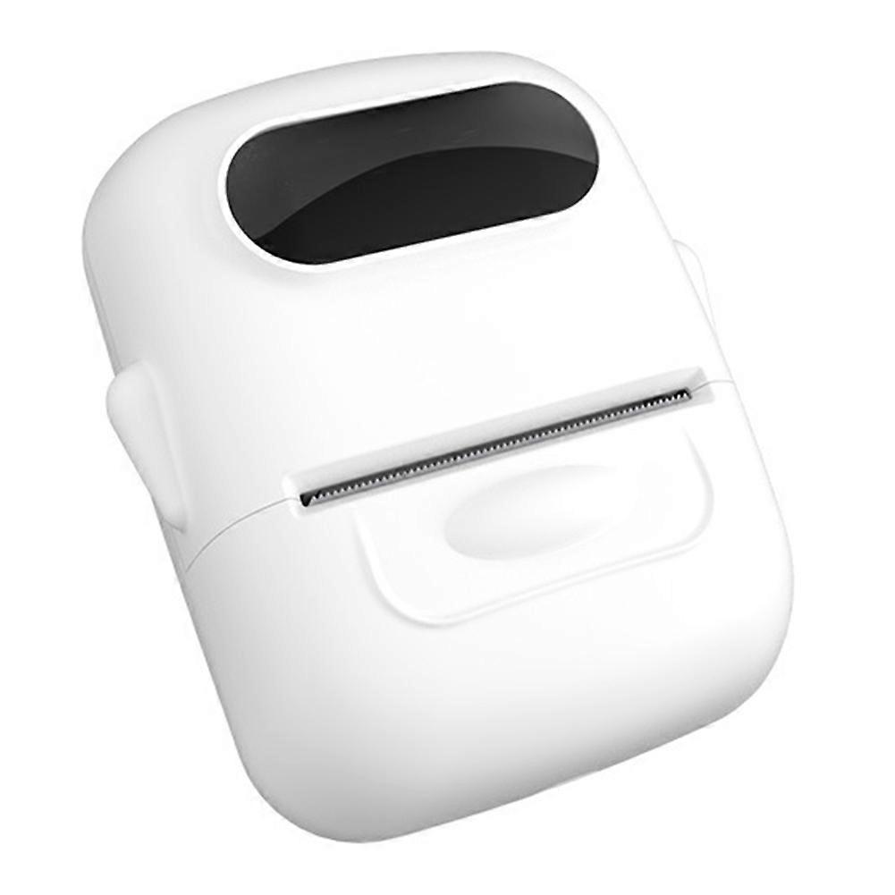 Label Maker Machine with Tape P50 Portable Label Printer Bluetooth Label Maker Machine Label Printer for Clothes Home A