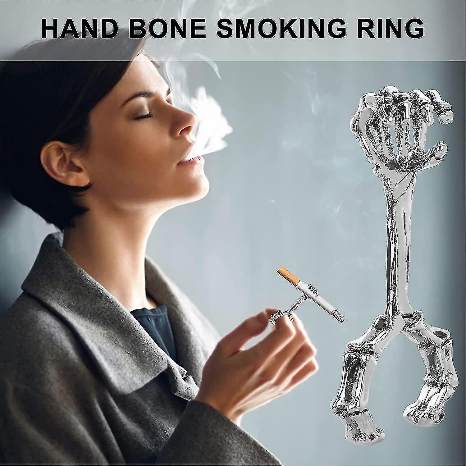 3 قطع حامل السجائر خاتم مخلب إصبع حامل خاتم سيدة المدخن حامل خاتم الدخان البسيطة