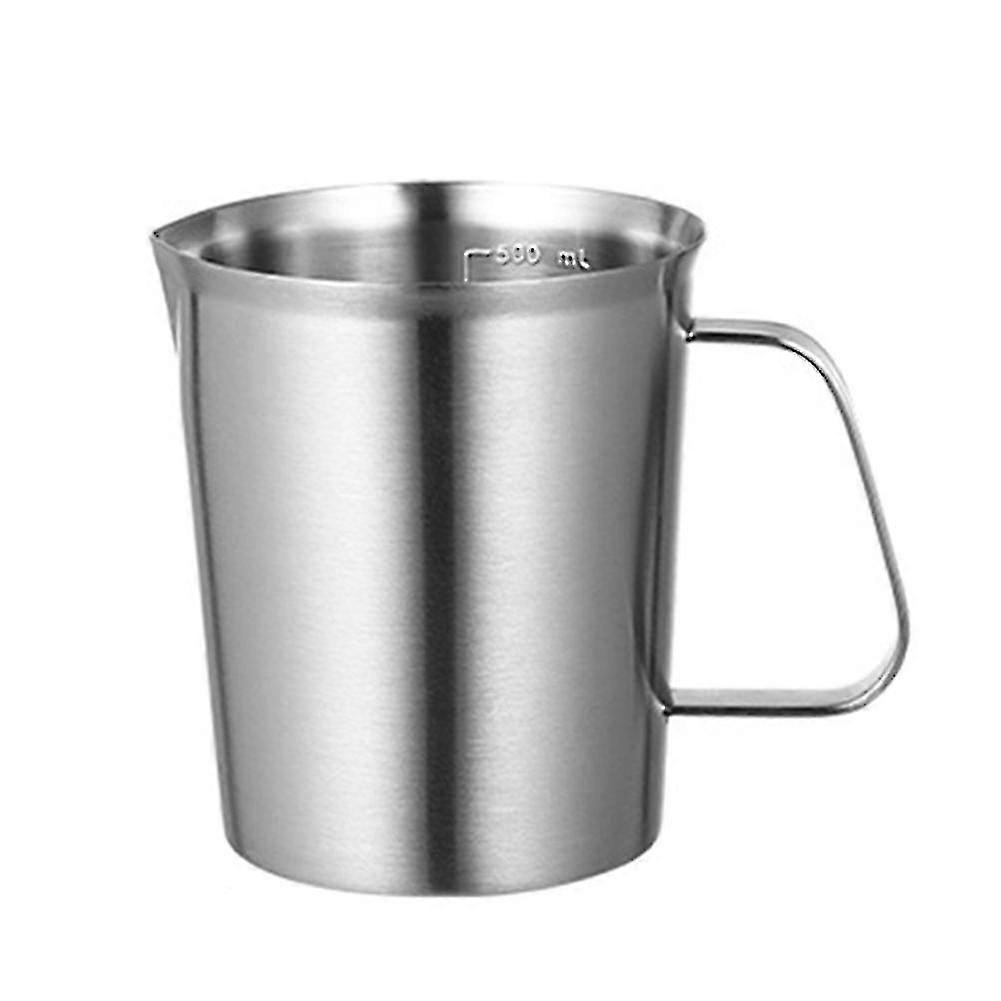 Stainless Steel Measuring Cup With Marking With Handle,kitchen(500ml)