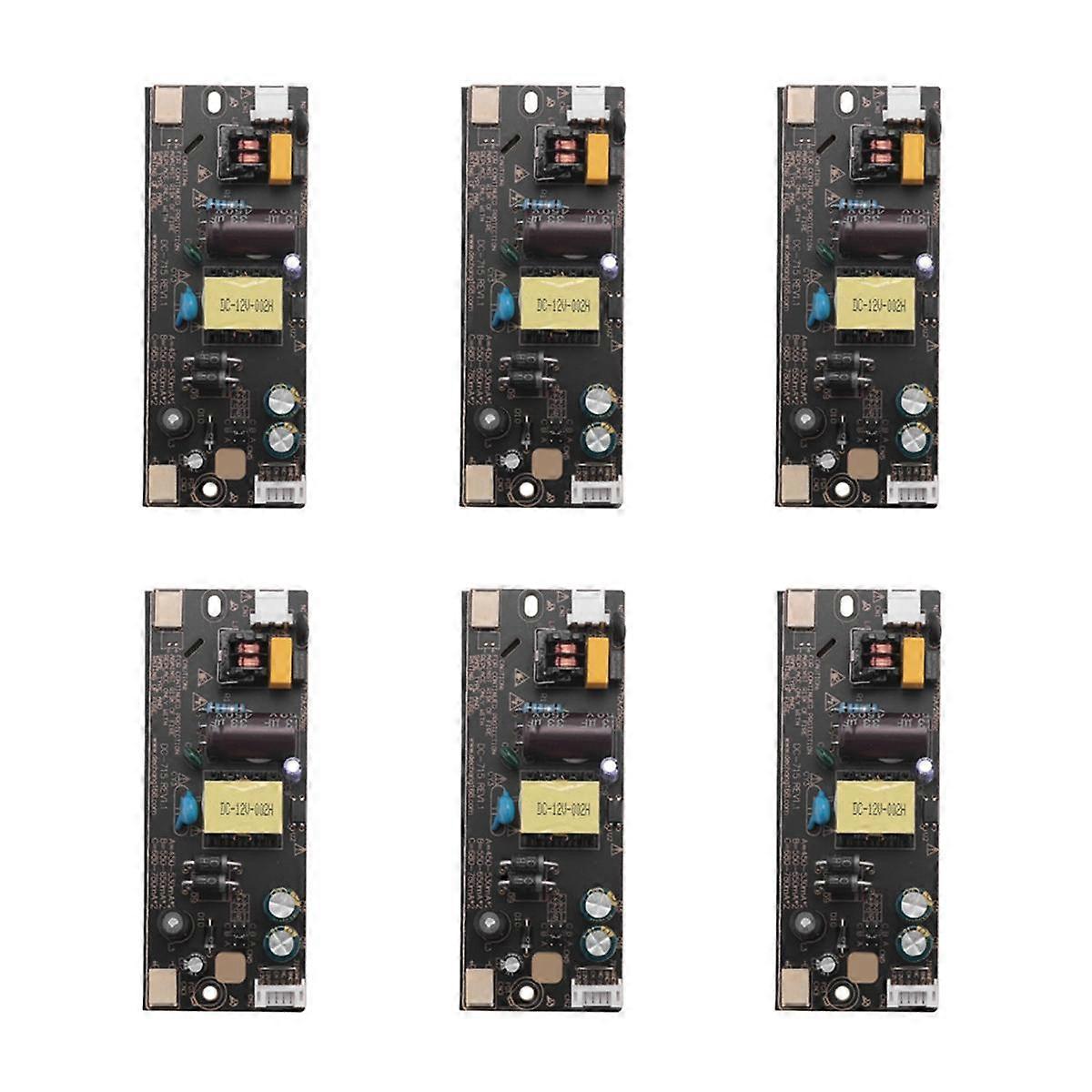 6X DC-715 12V 3A 36W καθολική μονάδα παροχής ηλεκτρικού ρεύματος μεταγωγής TV για 15-22 ιντσών LED LCD TV