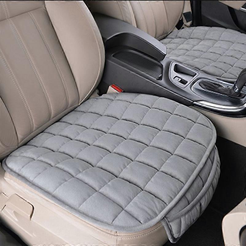 Car Seat Cover Square Winter Warmth Thick Anti-slip Universal Front Chair Seat Breathable Six colors are available Automobiles