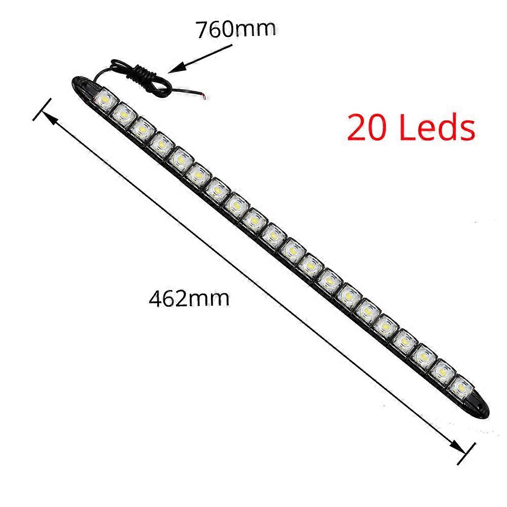 1x New COB Flexible Fog Lights Turn Light Day Time Running Lights Auto Head Lamp Waterproof 10w Bright Led Fog Light Car Styling