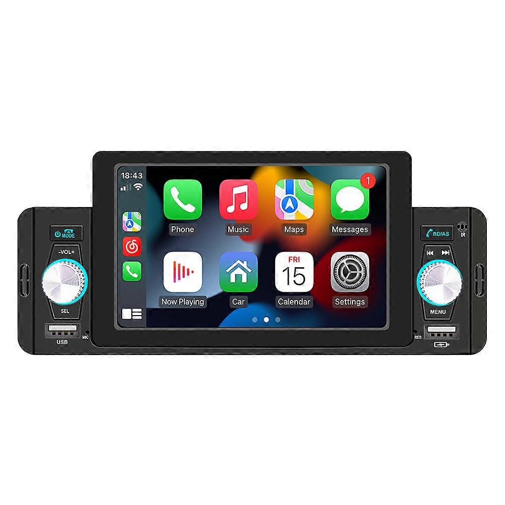 Car MP5 Player Bluetooth Wireless FM Radio Reversing Video Apple CarPlay and Android Auto