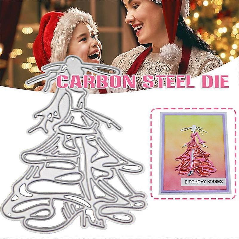 Fashion Catwalk Cutting Dies for DIY Lady in Fancy Dress Carbon Steel Cutting Mold Embossing Tool