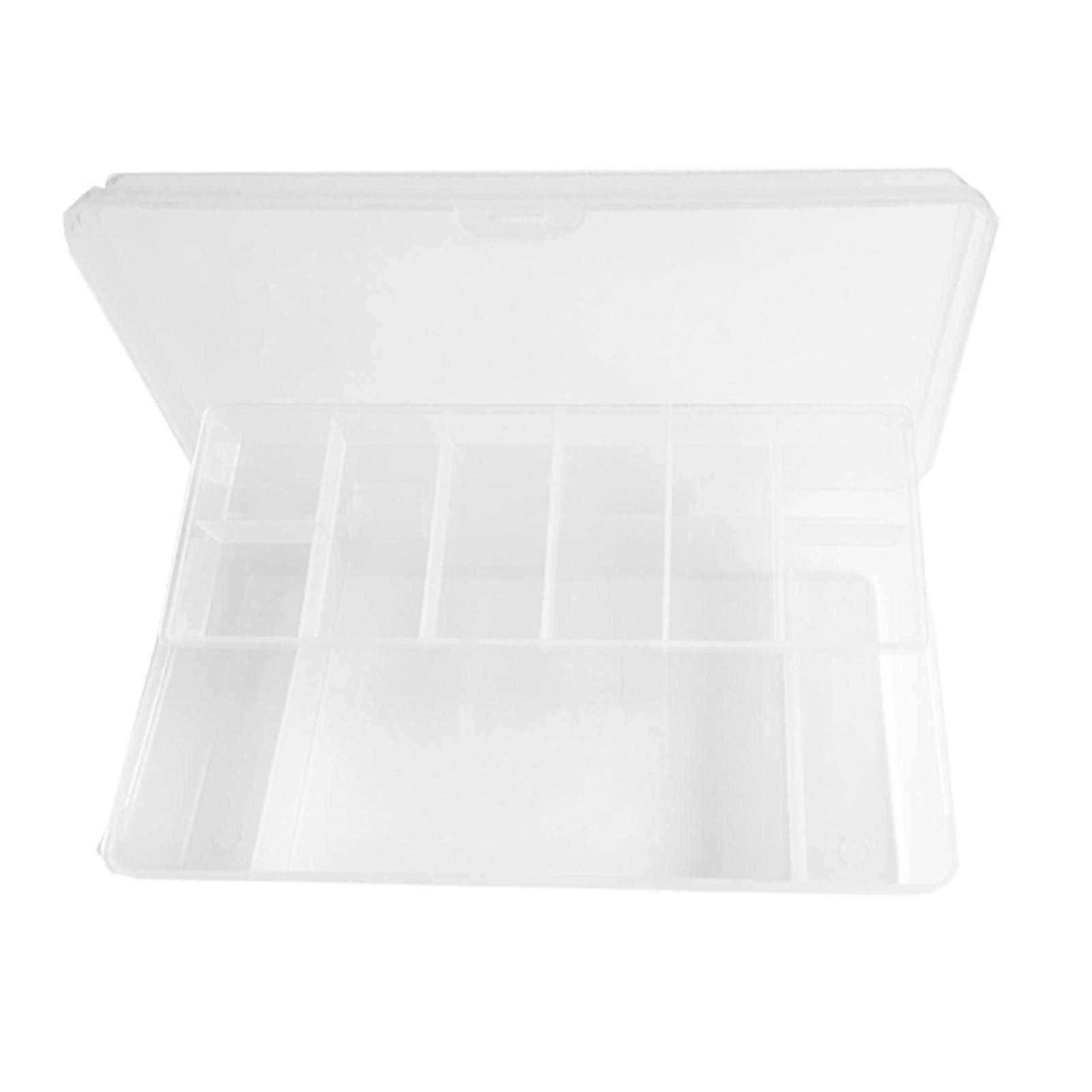 Double Fishing Gear Plastic Box Lure Multifunctional Transparent Storage Box