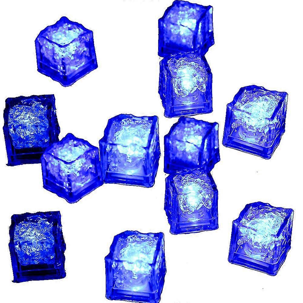 Multi Color Light-up Led Ice Cubes With Changing Lights | For Bulk Party Party Supplies