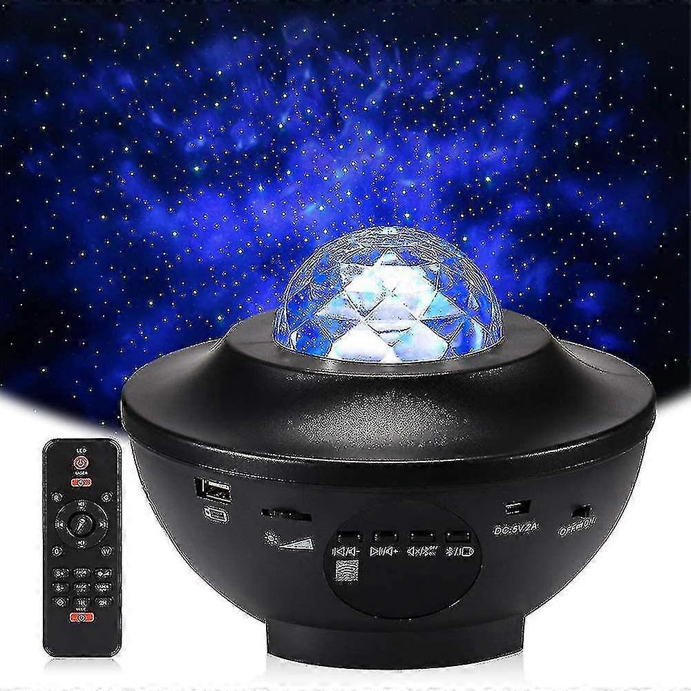 Star Projector Light, Ocean Wave Starry Projector Led Nebula Ambiance Light , Bluetooth