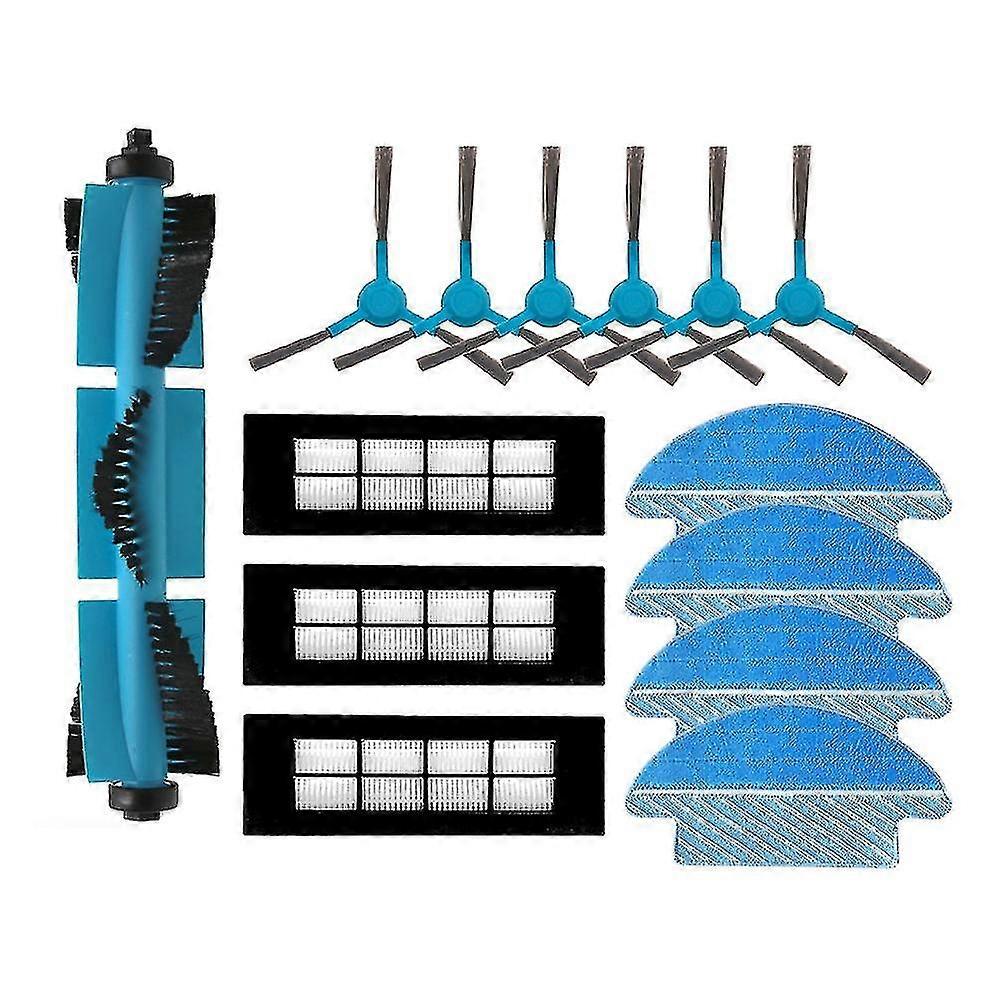 Main Side Brush Filter And Mop Cloth Compatible With Cecotec Conga 3090 Cleaner