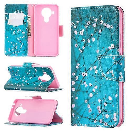 For Nokia 5.4 Colored Drawing Pattern Horizontal Flip Leather Case