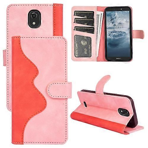 For Nokia C100 Stitching Horizontal Flip Leather Phone Case