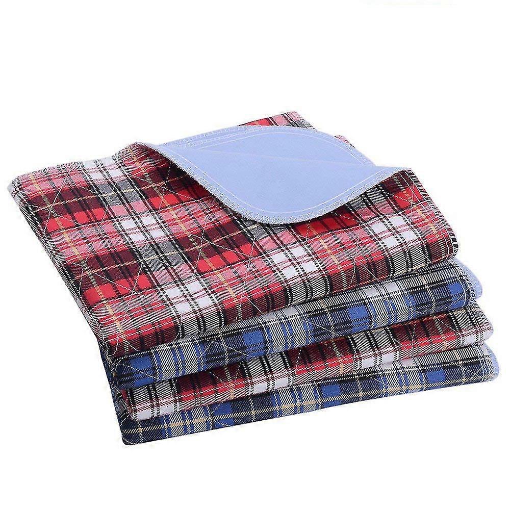 4 Pcs Réutilisables Lavable Pee Pads Pour Chiens & Chats, Puppy Potty Training Pads, Whelping Pads 24 « X 36 »