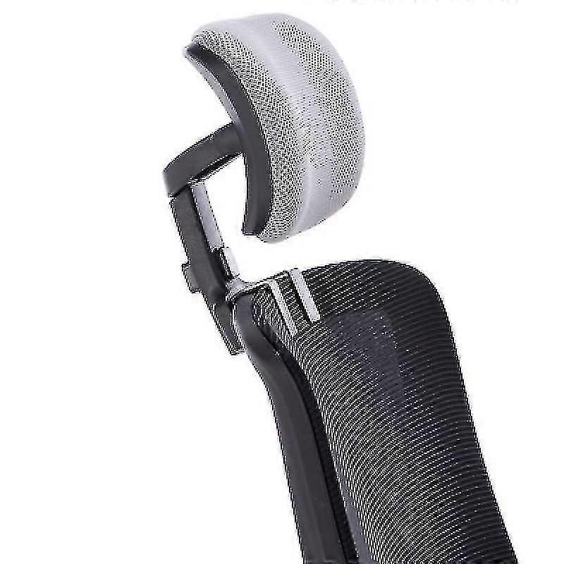 Office Chair Headrest Attachment Universal Head Support Cushion Upholstered Adjustable Height Angle