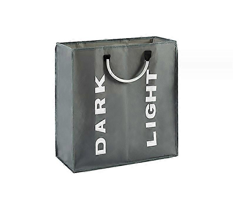 Laundry Basket, Collapsible Laundry Bag, Foldable Laundry Hamper, Folding Washing Bin, Grey