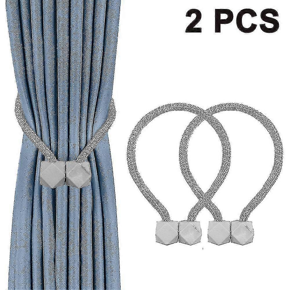 2 Pcs Magnetic Curtain Tiebacks, Convenient Drape Tie Backs